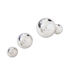 Sensory Reflective Balls - Silver - Set of 4