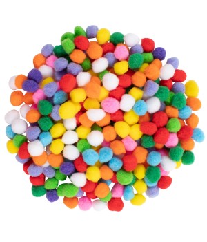 Pom Poms - Set of 240 - Assorted Colors