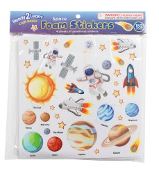 Foam Stickers, Space, Pack of 152