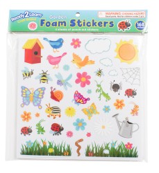 Foam Stickers, Garden, Pack of 168