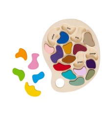 Artist Palette Puzzle - Wooden Puzzle