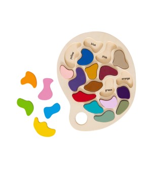 Artist Palette Puzzle - Wooden Puzzle