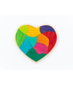 Heart Full of Colors Puzzle