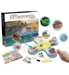 Under Water City Triopolis - Science Kit for Ages 8+ - Hatch Triassic Dinosaur Living Fossils - Eggs and Tank Included