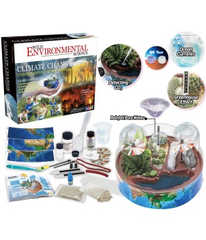 Climate Change - Science Kit for Ages 8+ - Build an Earth Model, Grow Crops, Observe the Greenhouse Effect