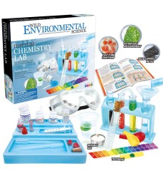 Test Tube Chemistry Lab - 50+ Science Experiments and Reactions - Ages 8+ - Learn About Solids, Liquids, Gases and More!