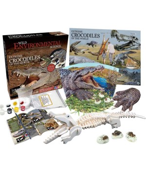 Extreme Crocodiles of the World - For Ages 6+ - Create and Customize Models and Dioramas - Study the Most Extreme Animals