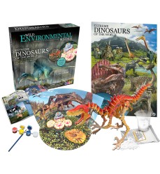 Extreme Dinosaurs of the World - For Ages 6+ - Create and Customize Models and Dioramas - Study the Most Extreme Dinosaurs