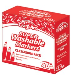 Cra-Z-Art® Washable Fine Line Markers, 40 count