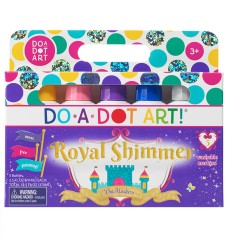 Washable Royal Shimmer Dot Markers, 5 Colors