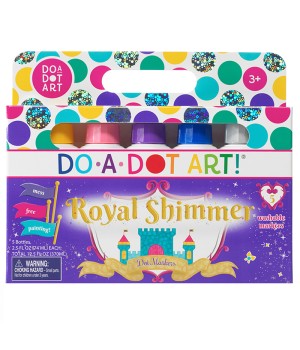 Washable Royal Shimmer Dot Markers, 5 Colors