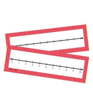 0-10 Student Number Lines, Set of 10