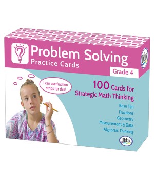Problem Solving Practice Cards, Grade 4
