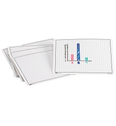 Write-On/Wipe-Off Graphing Mats, Set of 10