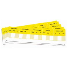 Desktop Place Value Card, Pack of 10