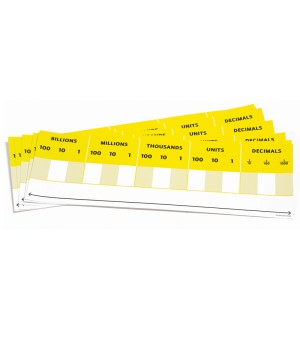 Desktop Place Value Card, Pack of 10