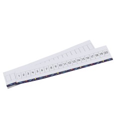Write-On/Wipe-Off 1-20 Number Path, Set of 10