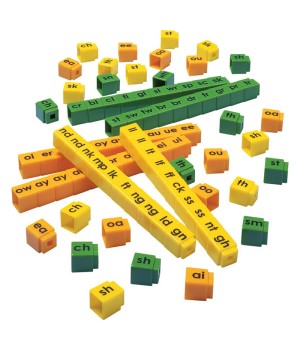 Unifix® Letter Cubes, Blends, Set of 90
