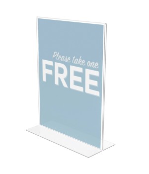 Classic Image® Stand-Up Sign Holder, Portrait