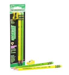 My First® Tri-Write Wood-Cased Pencils, Neon Assorted, 2 Count