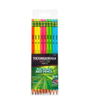 Neon Pencil, 18 Count