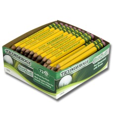 Golf Pencils with Eraser, Box of 72