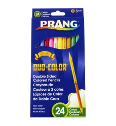 Duo Colored Pencils, 24 Color Set