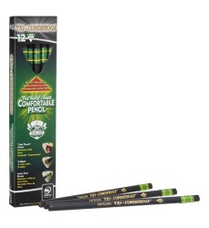 Tri-Conderoga 3-Sided Pencils with Sharpener, Pack of 12
