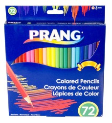 Colored Pencils, 3.3mm, Sharpened, 72 Colors