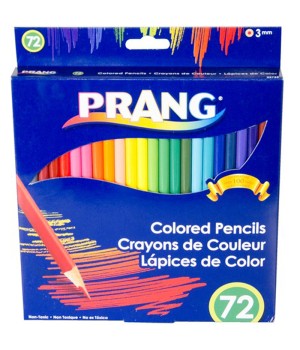 Colored Pencils, 3.3mm, Sharpened, 72 Colors