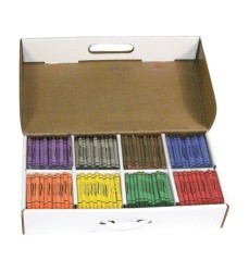 Crayons, Master Pack, 8 Colors (50 Each), 400 Count