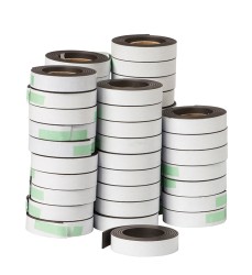 Magnet Strip with Adhesive, 1/2" x 30", 48 Rolls