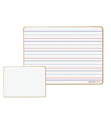 Double-sided Magnetic Dry-Erase Lined/Blank Board