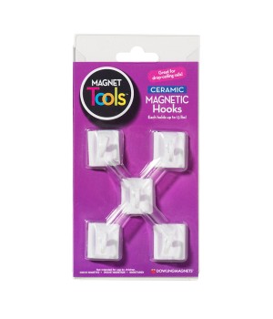 Ceramic Ceiling Hooks, Pack of 5