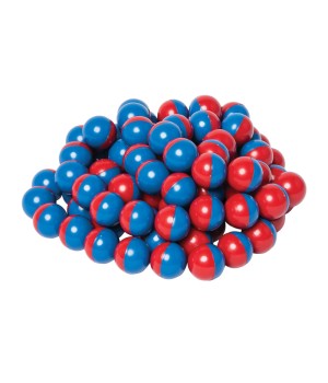 North/South Magnet Marbles (Red/Blue), Set of 100