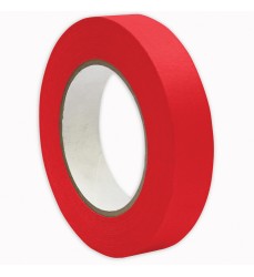 Premium Grade Masking Tape, 1" x 55 yds, Red