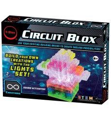 Circuit Blox Lights Starter, Circuit Board Building Blocks, 32 Pieces