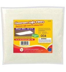 Classroom Light Filters, Whisper White, Set of 4