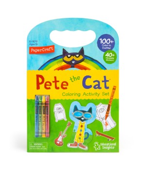 Papercraft Pete the Cat Coloring Activity Set