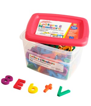AlphaMagnets® & MathMagnets®, Multi-Colored, 126 Pieces