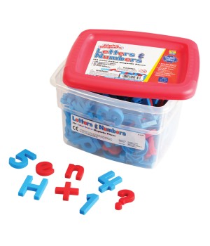 AlphaMagnets® & MathMagnets®, Color-Coded, 214 Pieces