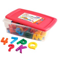 AlphaMagnets® & MathMagnets®, Jumbo, Multi-Colored, 100 Pieces