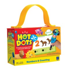 Numbers & Counting Hot Dots® Jr. Card Set, 72 Per Set
