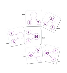 Number-Bonds Activity Cards: Multiplication & Division, Pack of 80
