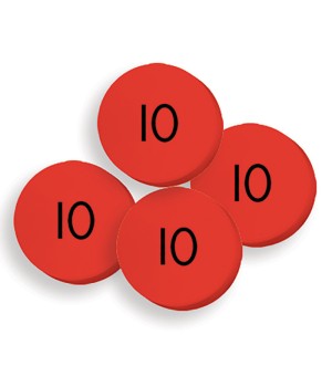 100 Tens Place Value Discs Set