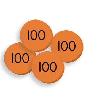 100 Hundreds Place Value Discs Set