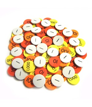 Small Group Set of Place Value Discs, 600 Discs