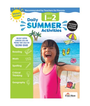 Daily Summer Activities, Moving from 1st Grade to 2nd Grade