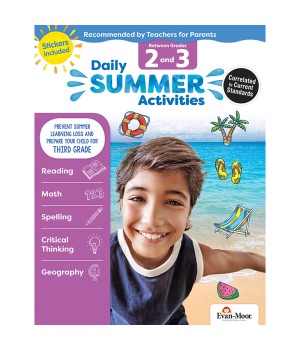 Daily Summer Activities, Moving from 2nd Grade to 3rd Grade