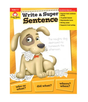 Write A Super Sentence Book